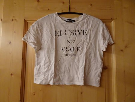 Weisses Crop Shirt von Tally Weijl Gr. XS - 260244