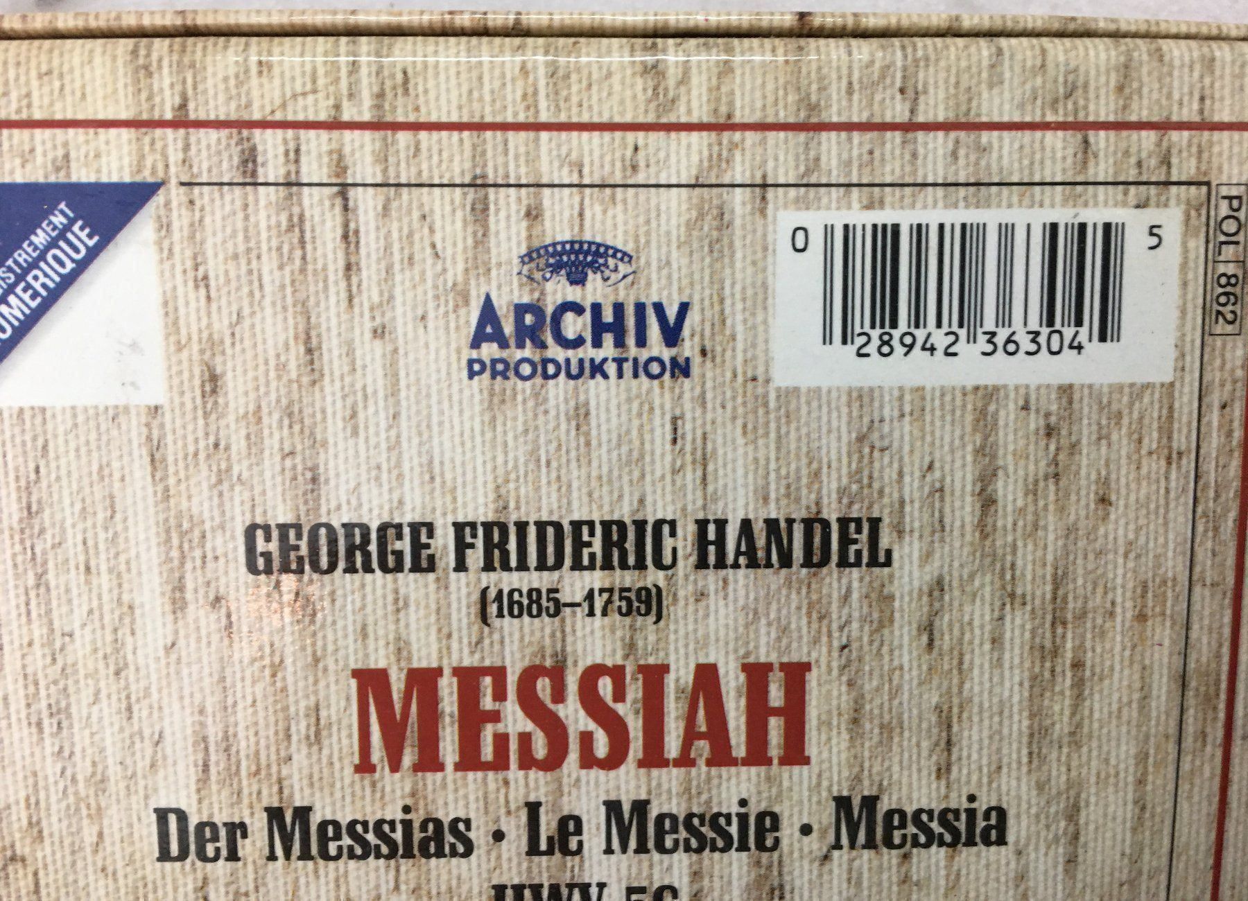 Musicassette: Messiah Kassette - Arias And Choruses – Usato da Oftringen venduto da Vucki 3
