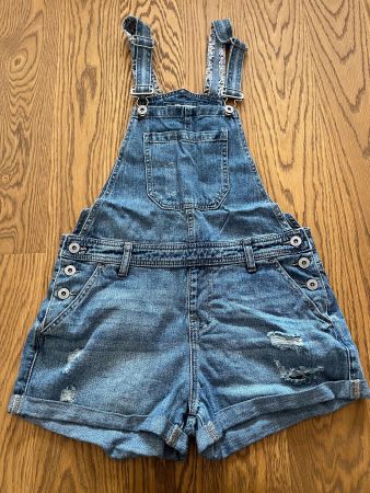 kurze Latzhose Jeans Gr 36