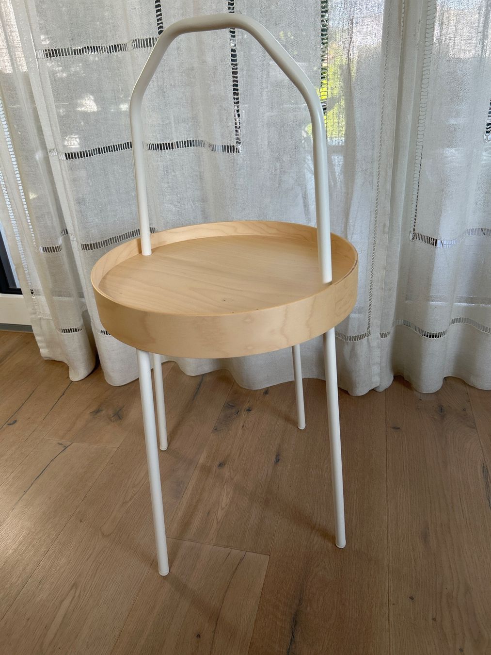 Ikea Nachttische: Beistelltish - IKEA Burvik Weiss - 38 cm Diam, 78 cm hoch – Gebraucht aus Unterengstringen von GGiannelli 2