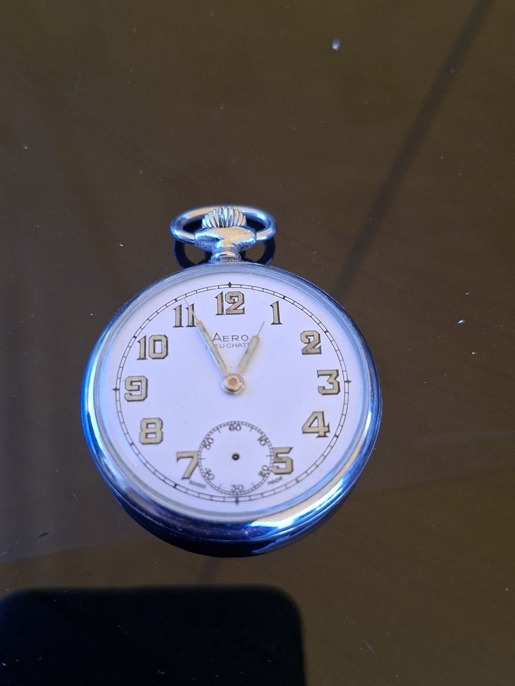 Orologi: alte AERO Neuchatel Taschenuhr – Usato da Ganterschwil venduto da HeidiuPeter 6
