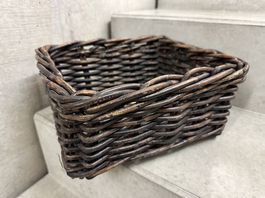 Basket rattan wicker brown 🧺 Korb Rattan Weide geflochtet