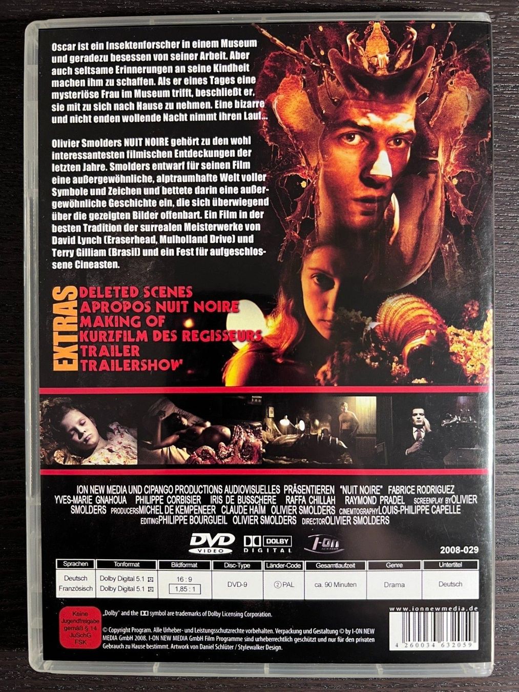 Tutti i DVDs: Nuit noire - Die schwarze Nacht – Usato da Zürich venduto da FilmFreunde 1