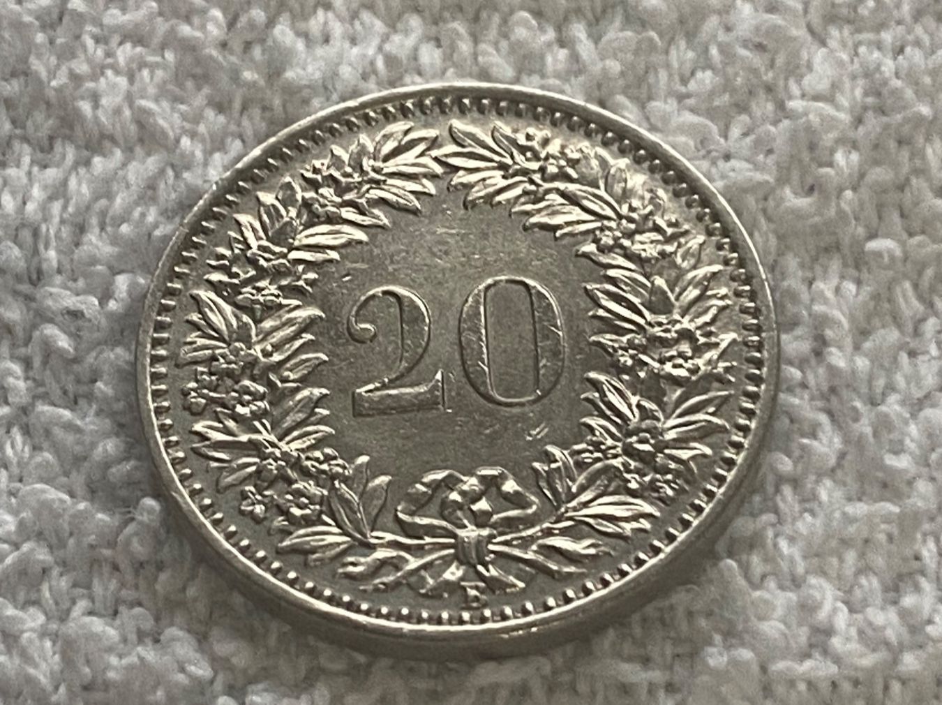 Alle Münzen: 20 centimes/rappen 1956 – Gebraucht aus Nyon von Ilmi09 1