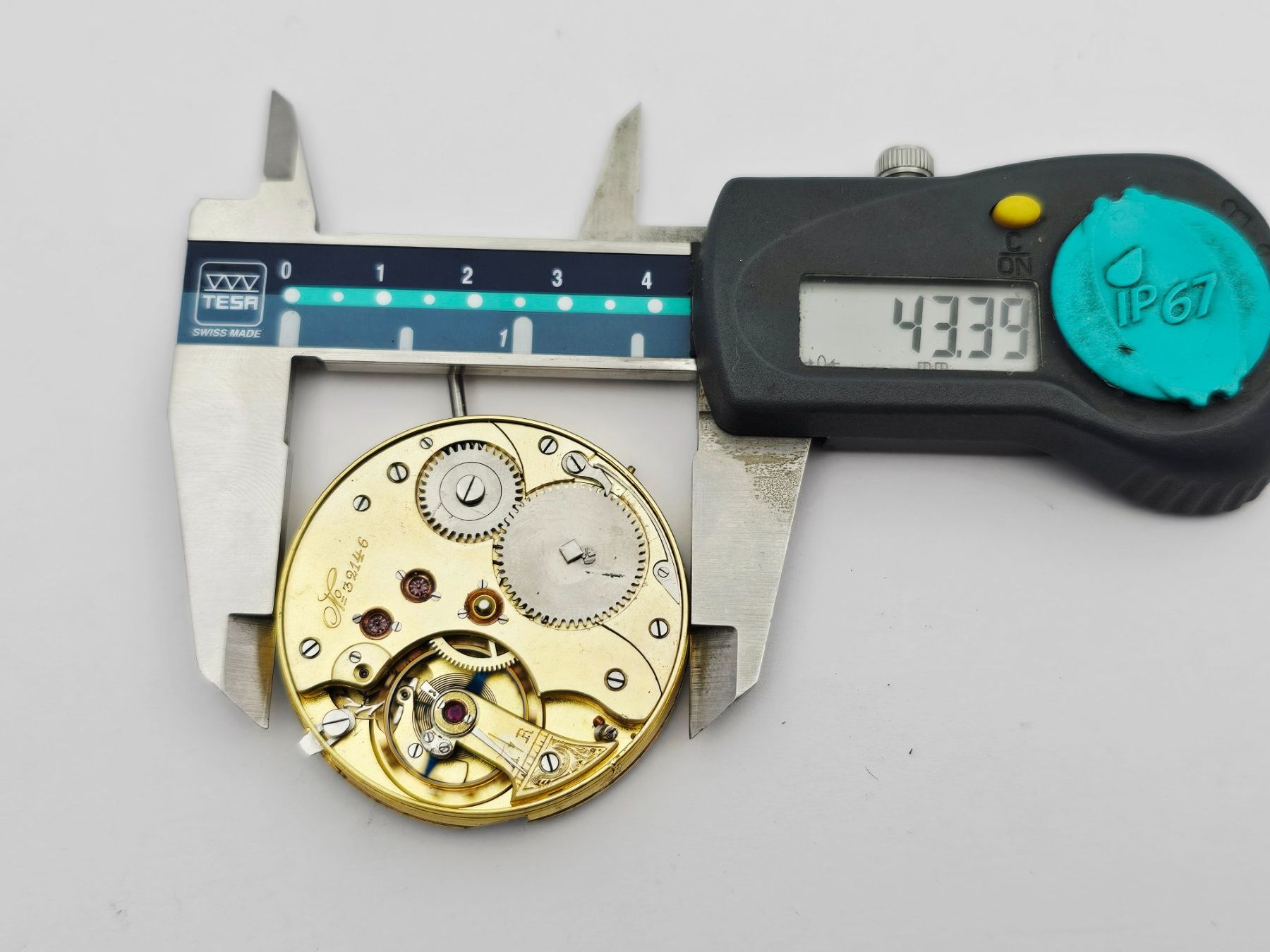 Uhren: System Glashütte Taschenuhrwerk mit Zifferblatt – Gebraucht aus Bassersdorf von AnkerWatch 2