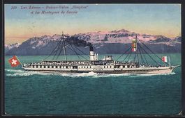 Lac Léman, Bateau-Salon Simplon et les 