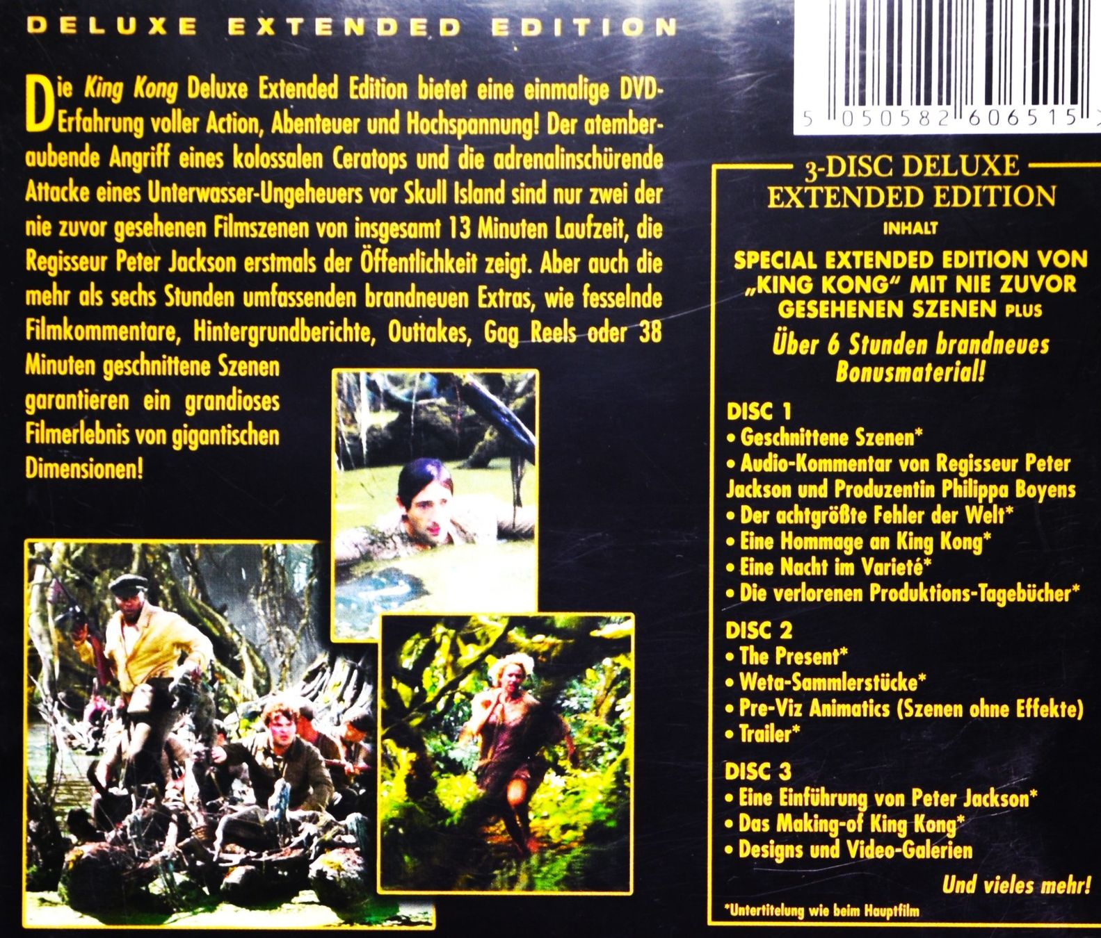 Tutti i DVDs: KING KONG / DELUXE EXTENDED EDITION / 3 DVD-BOX – Nuovo (secondo la descrizione) da Luzern venduto da piro12 2