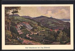 Bad Schönbrunn bei Zug, Wanderer blicke