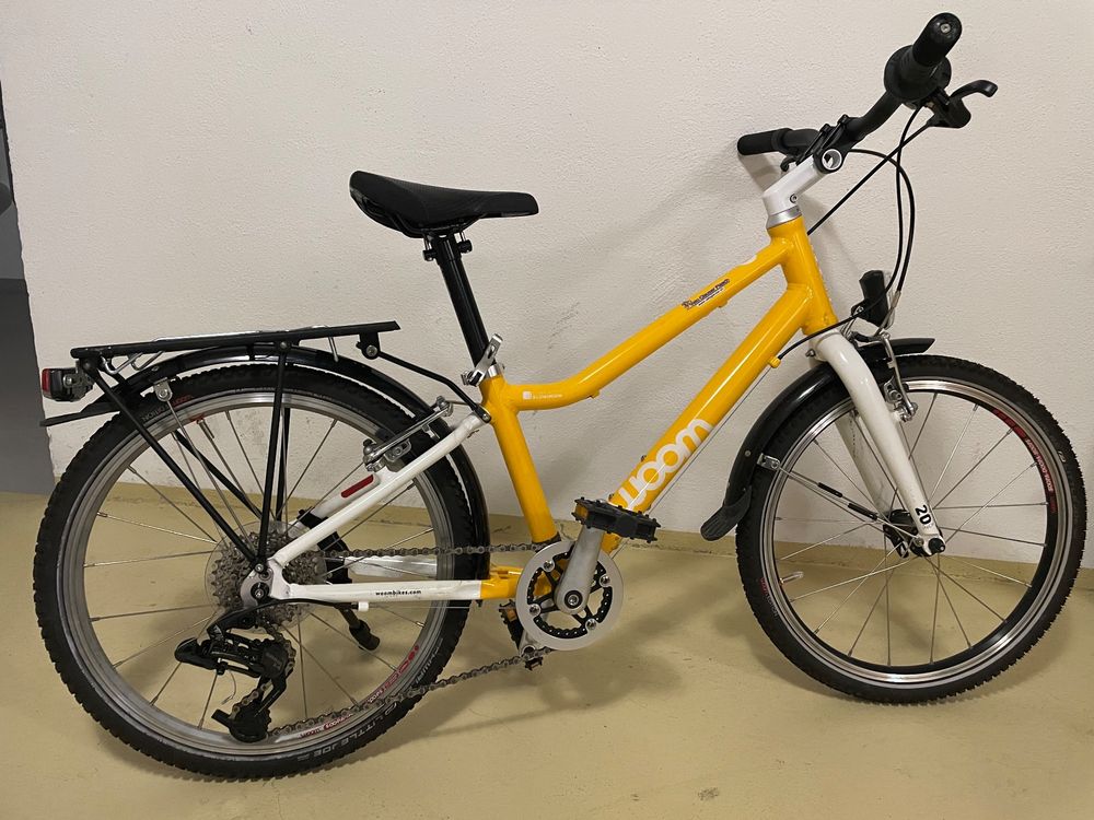 Fahrrad Woom 4 gelb 20 Zoll