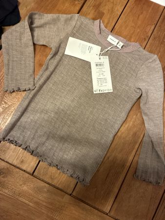 Neu Merino Shirt ge. 104 Altrosa