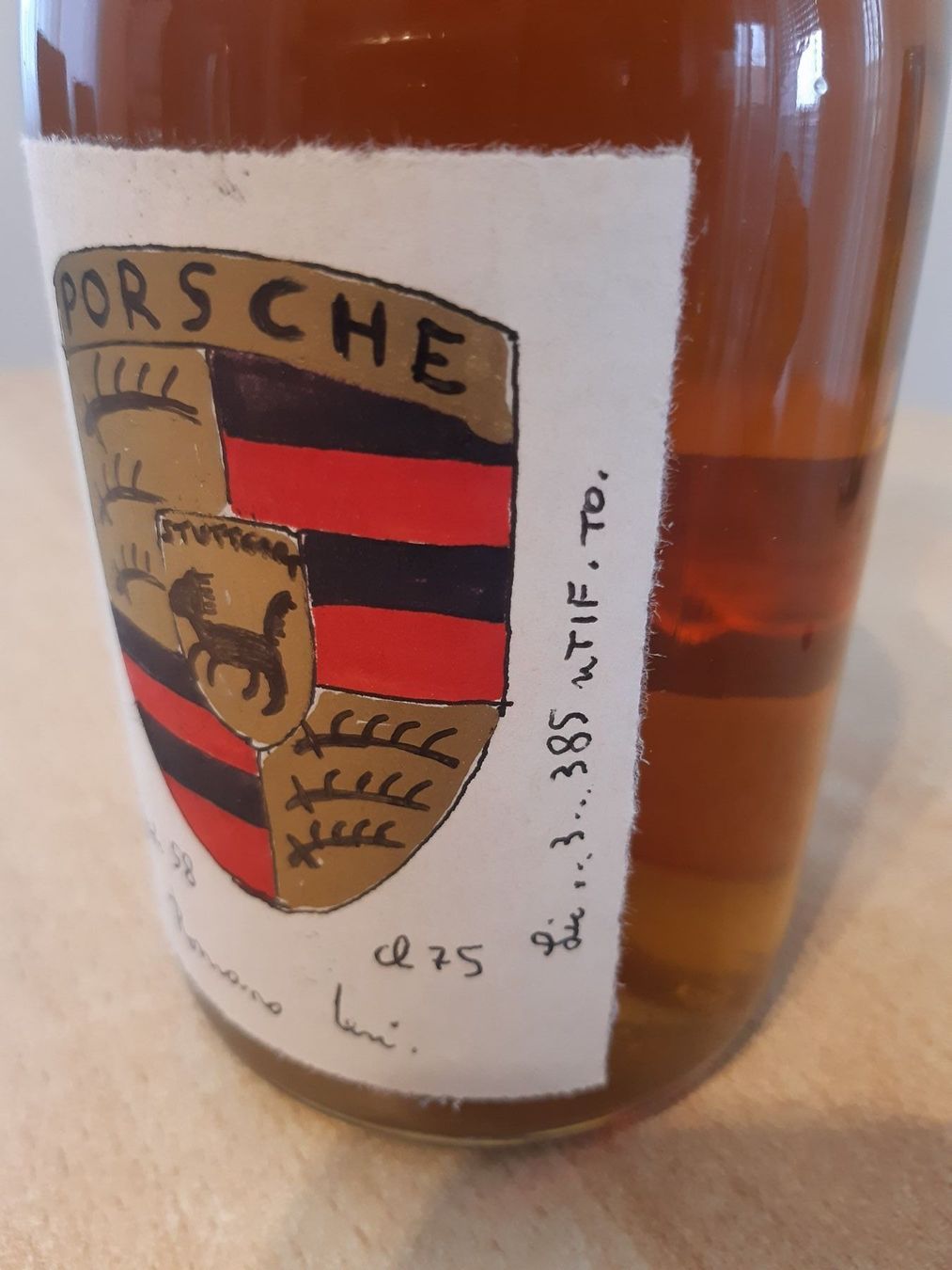 Romano Levi Spirituosen: Orginal Handbemalter Romano Levi Grappa Porsche 1977 – Neu und originalverpackt aus Elsau von Rumsammler 3