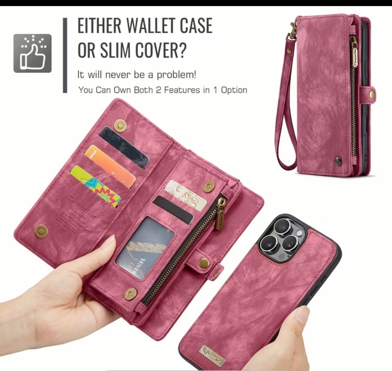 Apple Handys / Smartphones: Handyhülle mit Portmonee I Phone 14pro Max – Neu (gemäss Beschreibung) aus Trüllikon von angela4444 5