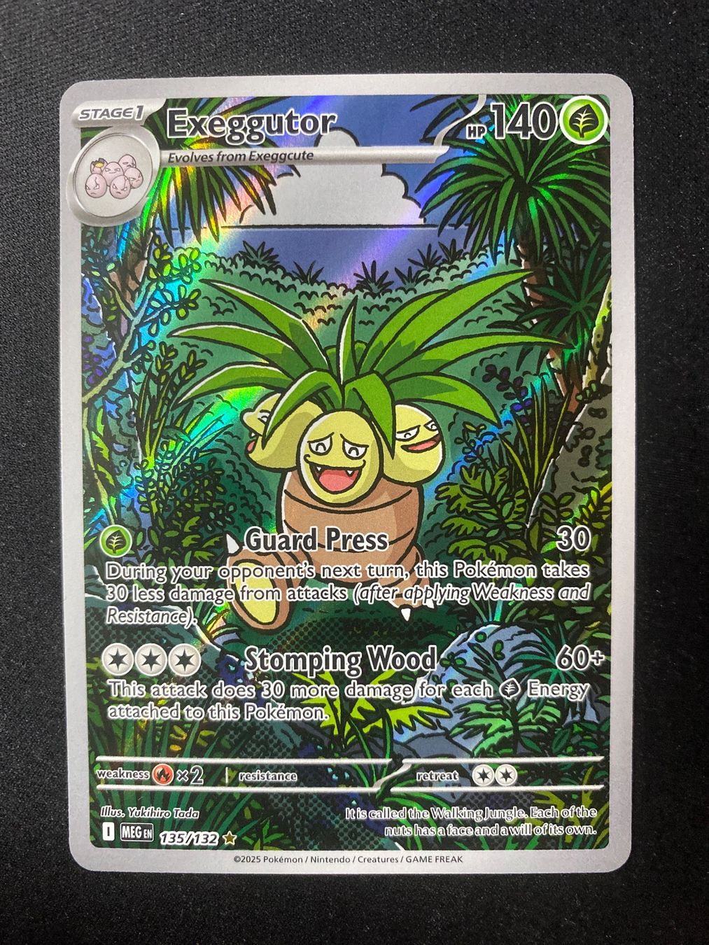 Pokémon Carte collezionabili: Exeggutor 135 - Kokowei - Illust. Rare - Mega Evolution - EN – Nuovo (secondo la descrizione) da Hausen AG venduto da Shrade