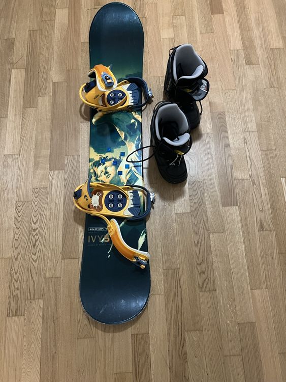 Snowboard mit Bindung und Schuhe Kaufen auf Ricardo