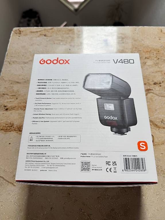 Godox Flashs: Godox V480S Blitzgerät für Sony – Neuf (Voir description) à St. Margrethen par devin_fr 2