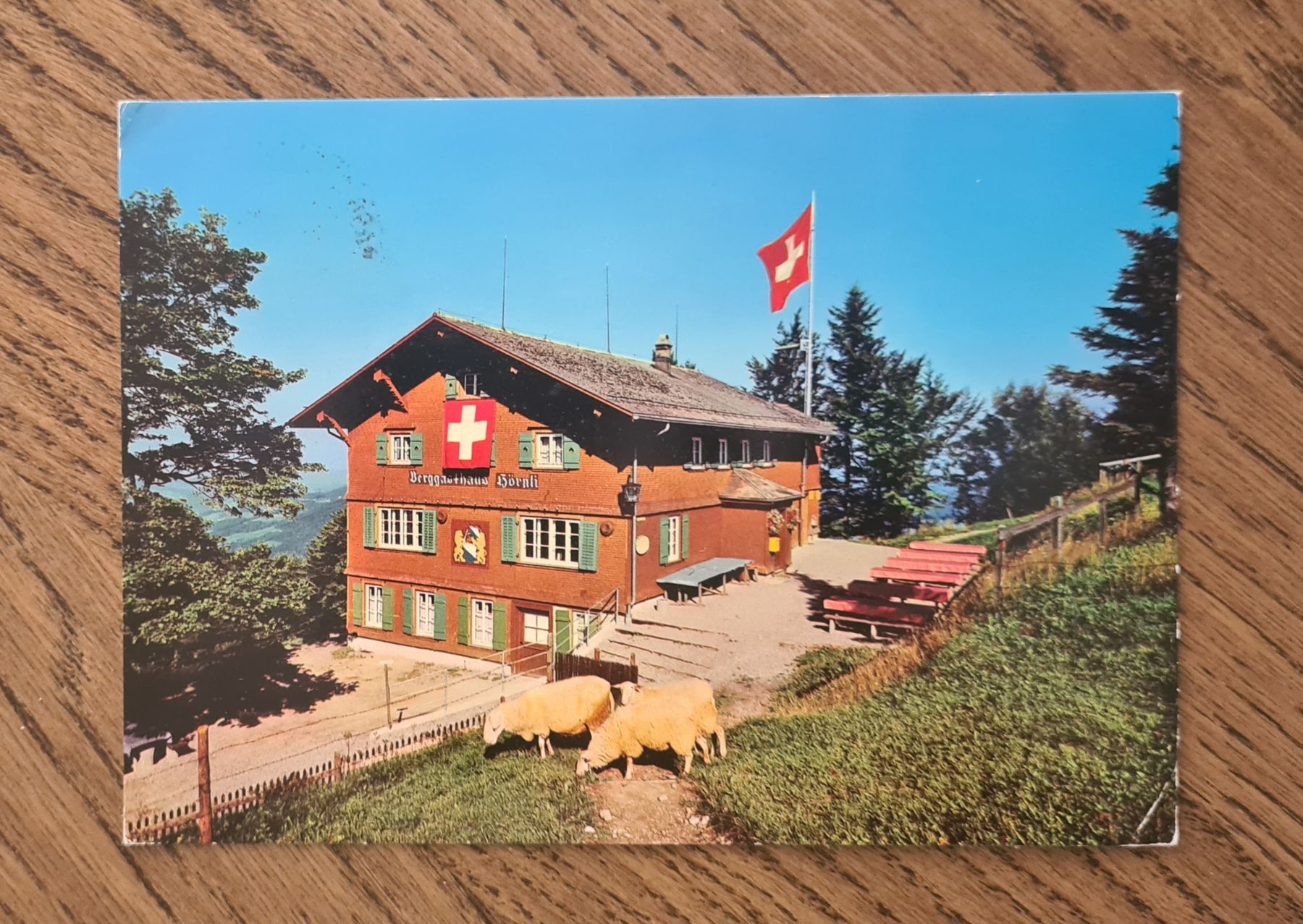 Cartoline postali: Berggasthaus Hörnli-Kulm 1974 – Usato da Ebikon venduto da Donar50