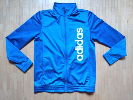 Veste de survêtement Adidas bleu, taille L - W