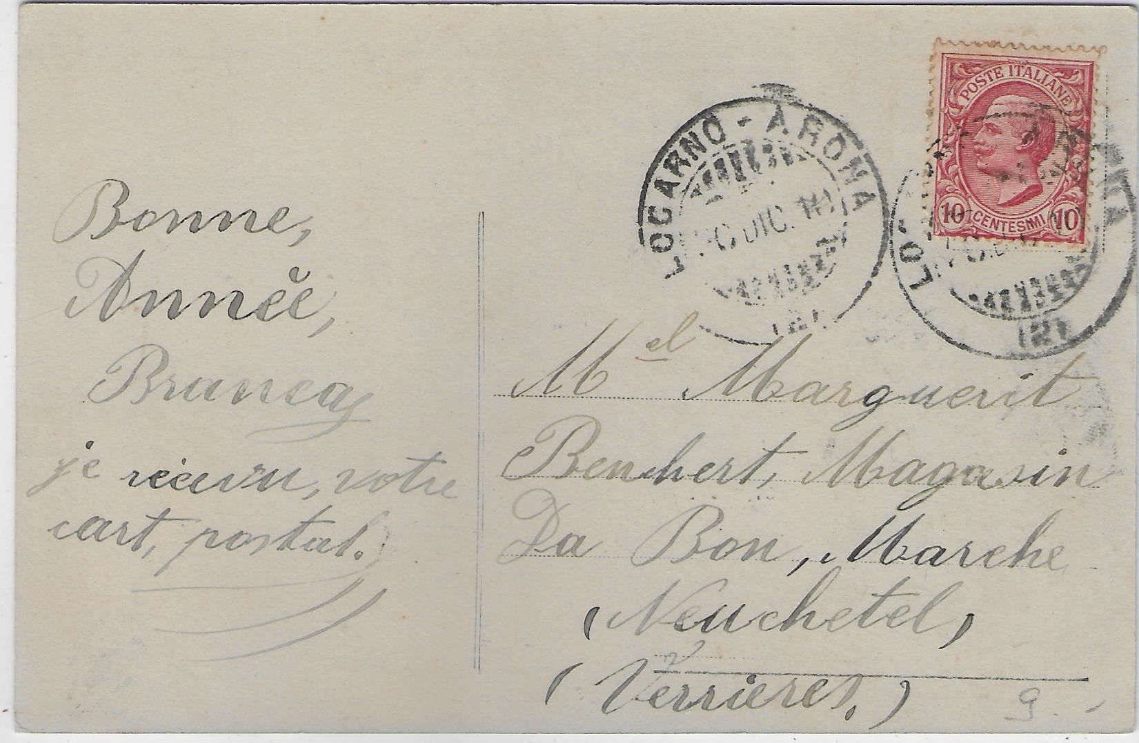 Cartes postales: Saluti da Cannobio - Schiffstempel – D'occasion à Ettingen par Kartenplanet 1