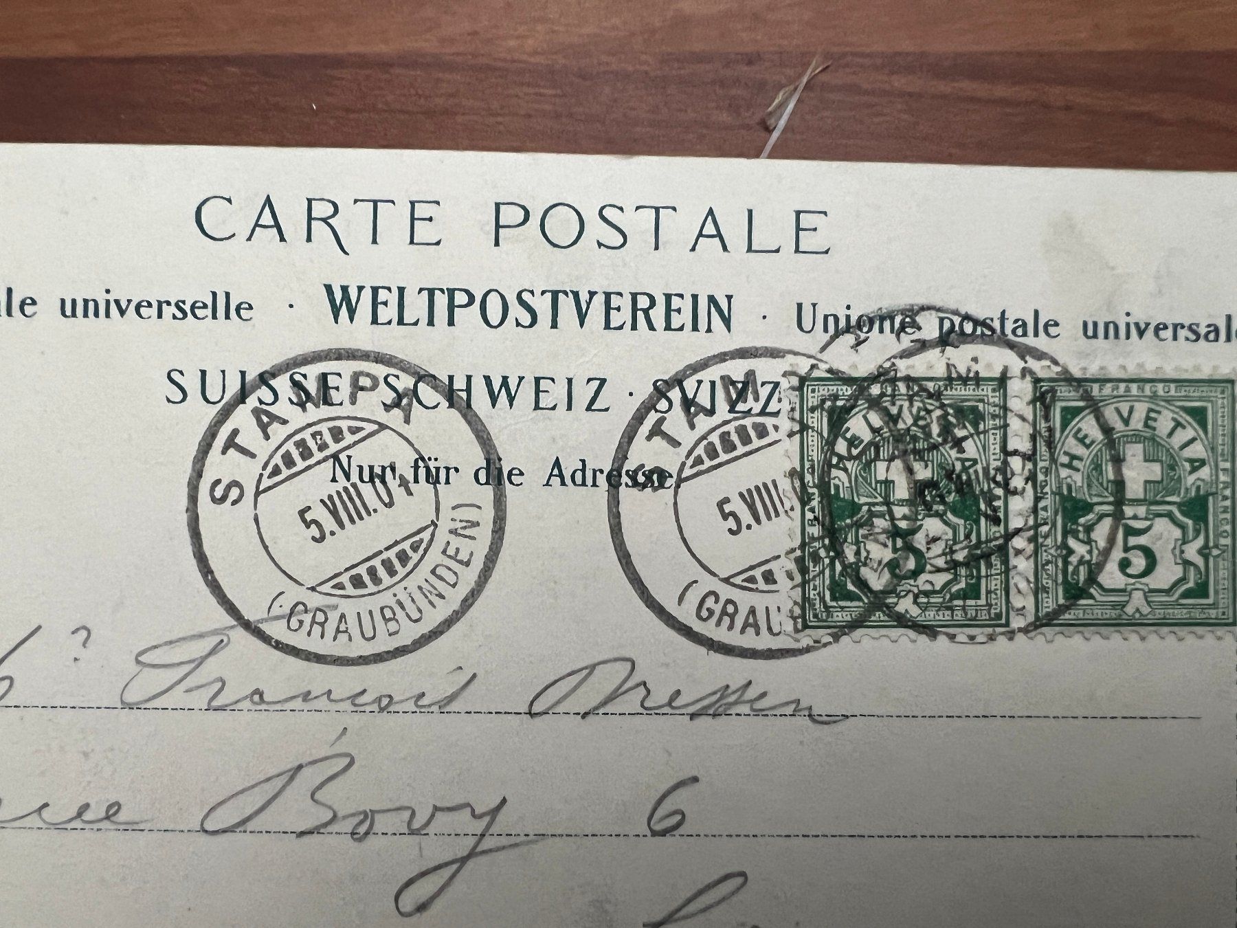 Cartoline postali: AK  191 Tschiervahütte   (G2528) – Usato da Hinwil venduto da Sidi4 1