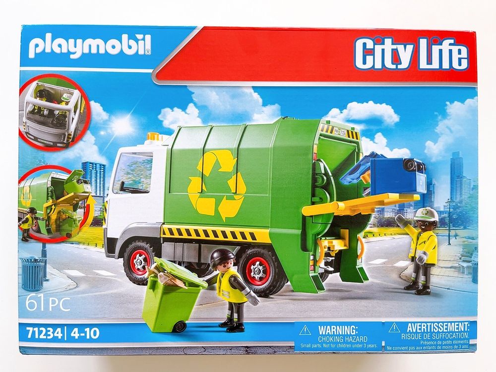 Playmobil Giocattoli: Playmobil Camion della Raccolta Differenziata 71234 Nuovo – Nuovo e nell'imballaggio originale da Vacallo venduto da olg_7nvc