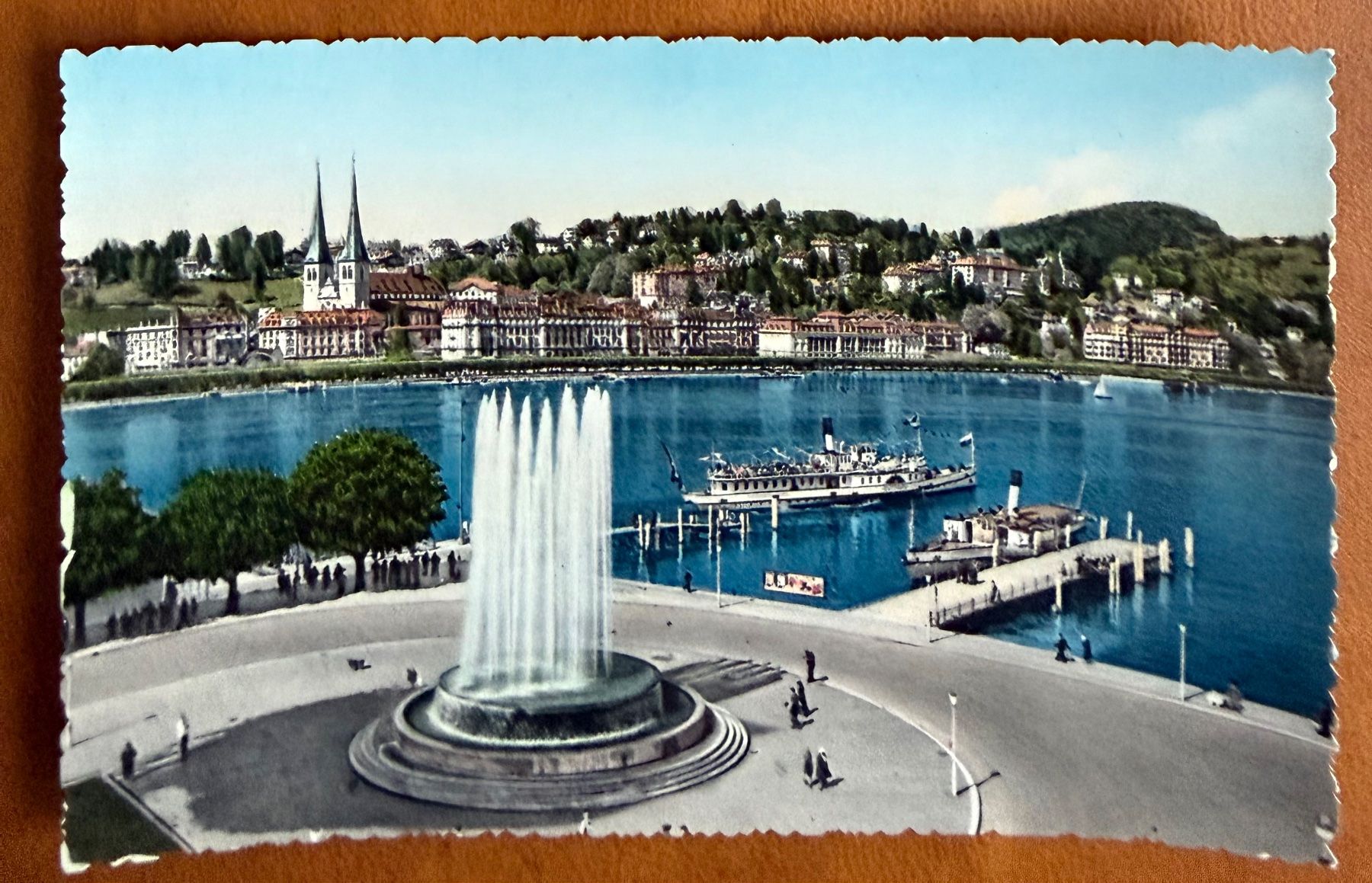 Cartoline postali: Luzern - Dampfschiff AK – Usato da Lutry venduto da Ediego