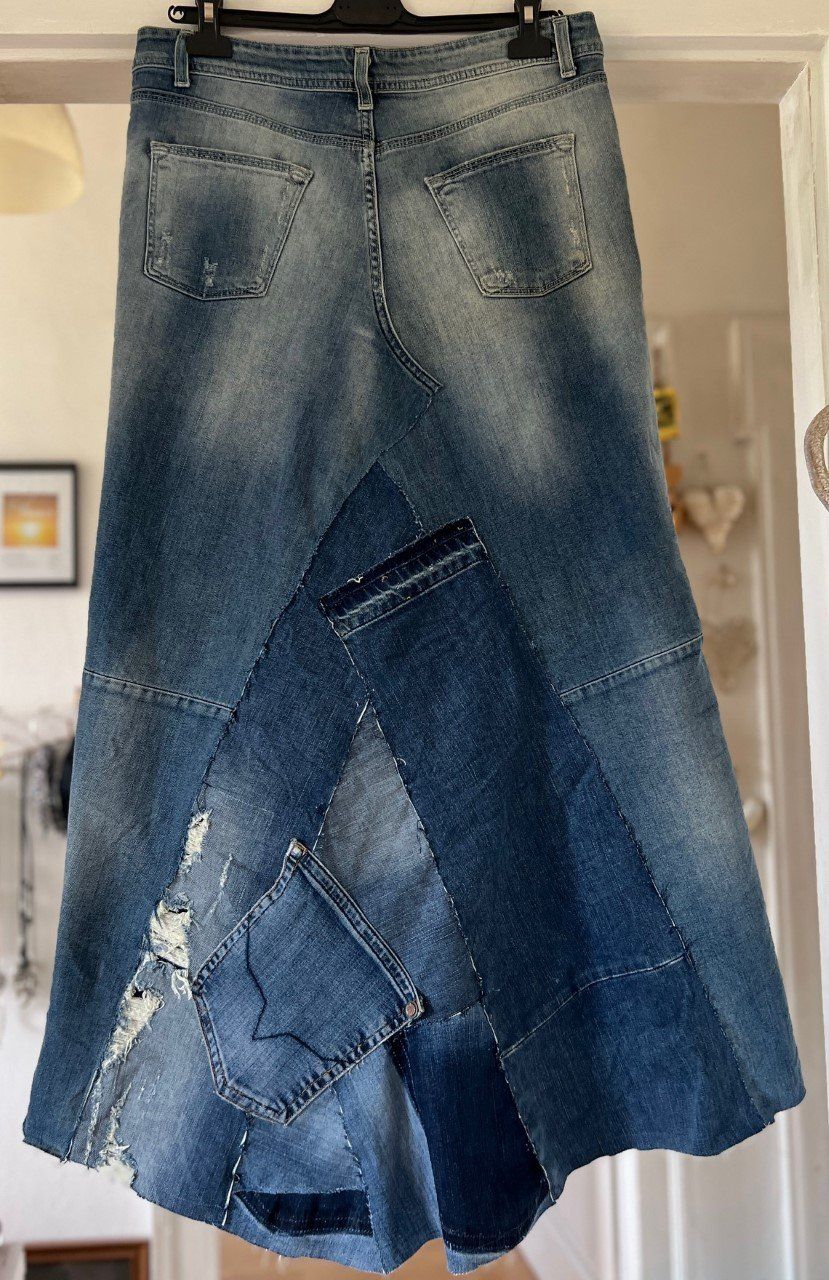 Jupes: JUPE JEANS HANDMADE! M – Neuf avec emballage d'origine à Locarno par NicoNion 8