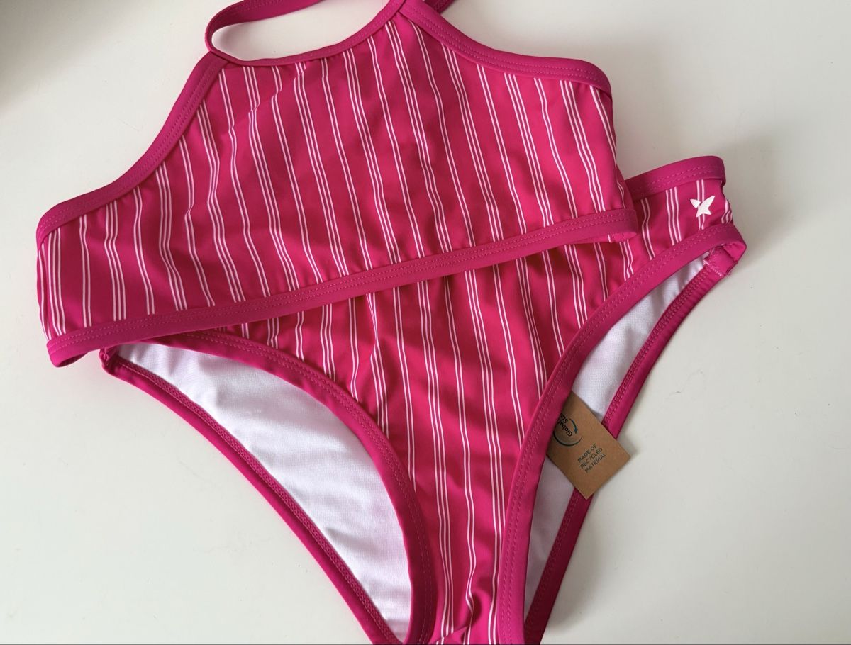 Badekleider & Bikinis: Bikini pink-weiss gestreift Grösse 176 neu – Neu und originalverpackt aus Urdorf von Chapar
