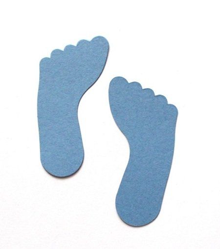 Kit bricolage: Babyfüsschen rosa und blau – Nuovo (secondo la descrizione) da Schlatt TG venduto da glueckwunschkarte.22 1