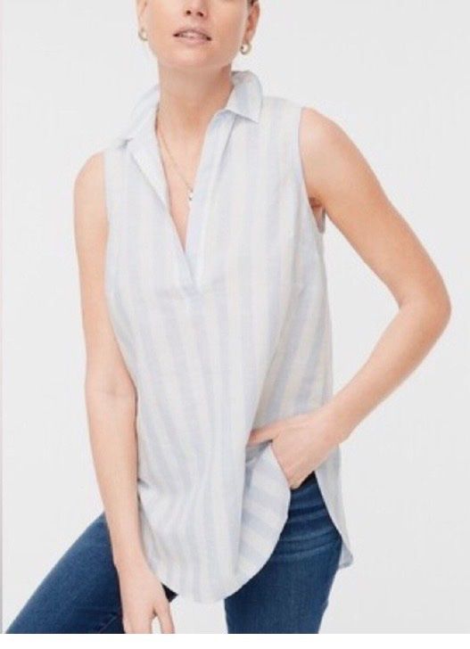 J.Crew Top: J Crew Top aus Leinen/Baumwolle Grösse L – Usato da Oberwil BL venduto da Leni-Mischi 5