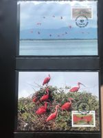 WWF Trinidad und Tobago 1990 Roter Sichler Satz Maximumkarte