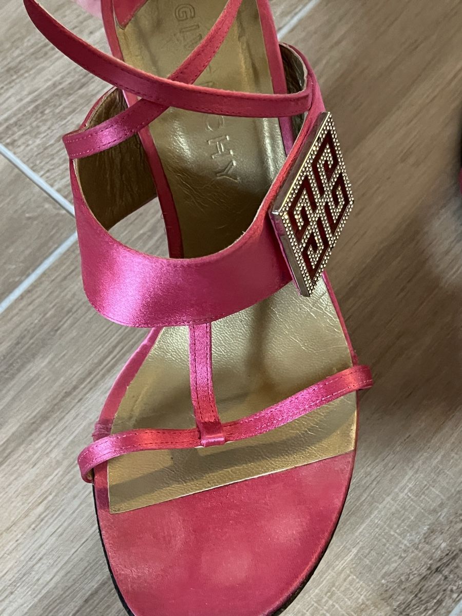 Givenchy Scarpe da donna: Sandales Givenchy en soie  – Usato da Euseigne venduto da so.ART 2
