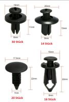 80Stk. Befestigungsclips Auto Türverkleidung Klammern Clips