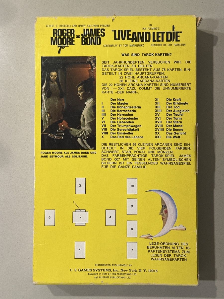 Spiele: James Bond 007 Tarot Game 1973 Edition – Neu (gemäss Beschreibung) aus Zumikon von don_2sy6 1
