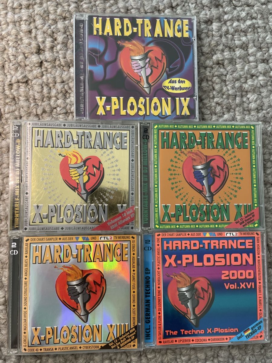 CDs: 5x Hard-Trance X-Explosion – Gebraucht aus Reinach AG von trigger7811