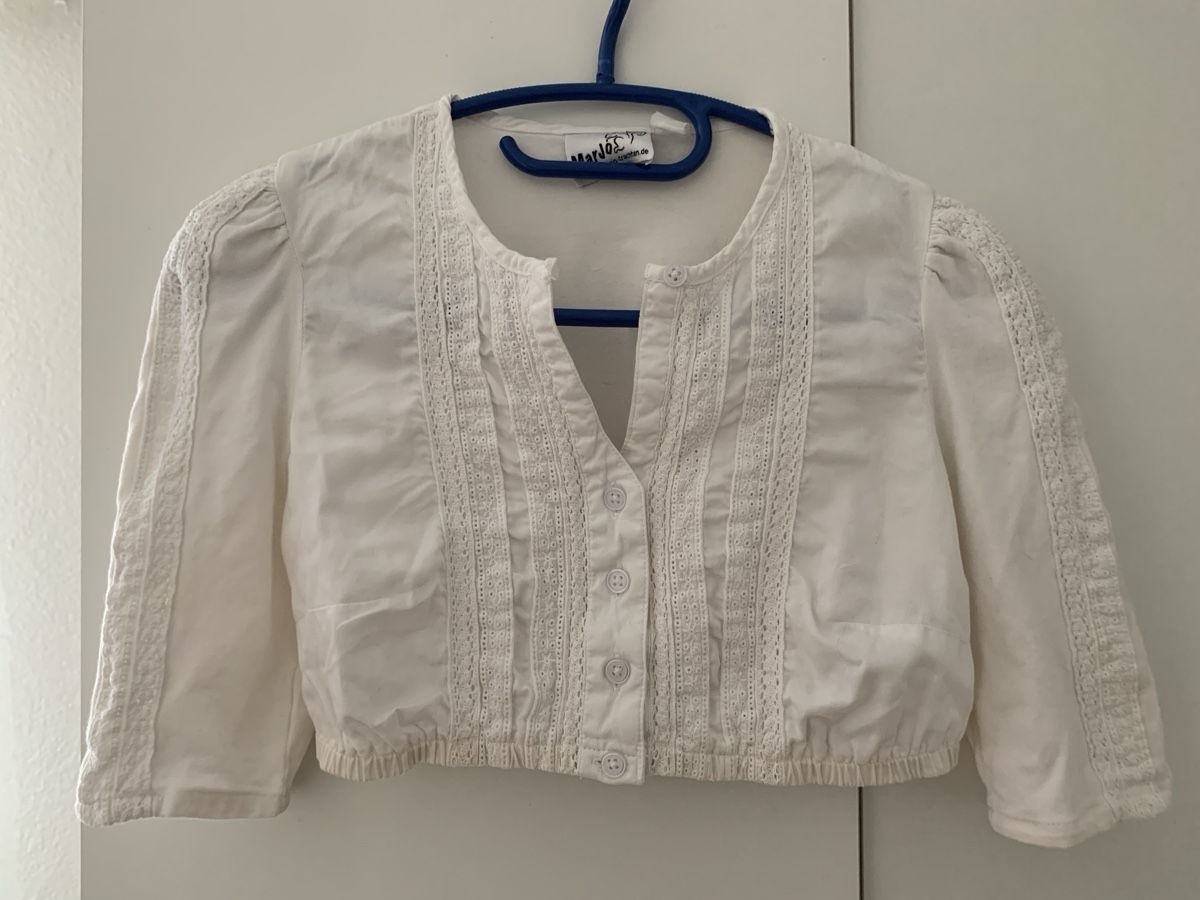 Blusen: Dirndl Bluse, weiss Gr. S – Gebraucht aus Walenstadt von Smokyboy