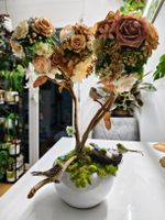 Blumenbaum Tischdeko mit Vögel und Nest - Frühlingzauber!
