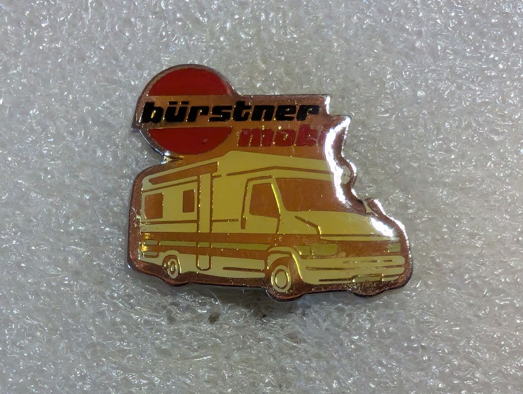 Placchette & Badge: Ansteckpin 126: Bürstner – Usato da Oppligen venduto da Pin-Fall-Shop