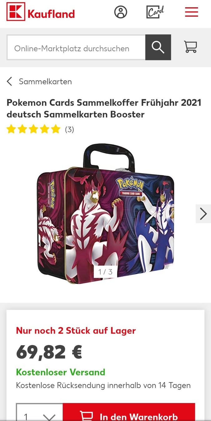 Pokémon Sammelbilder & Trading cards: 2x Pokemon Koffer RARE! OVP – Neu und originalverpackt aus Biel/Bienne von MainVolume 3