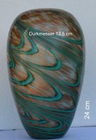 Dekorative Glasvase, Kunstobjekt, 24cm hoch, Top Zustand