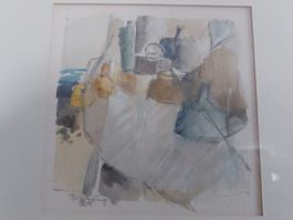 Original Aquarell Franz-Josef Kissling, signiert, 1985