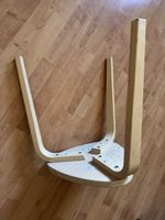 Tabouret design vintage en bois clair 