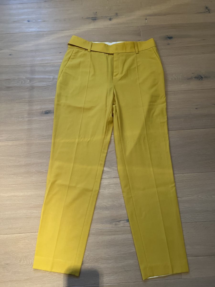 Drykorn Pantaloni: Drykorn Anzughose gelb – Nuovo e nell'imballaggio originale da Wittinsburg venduto da redrose296