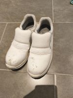 Chaussures de sécurité blanches taille 39 usure visible