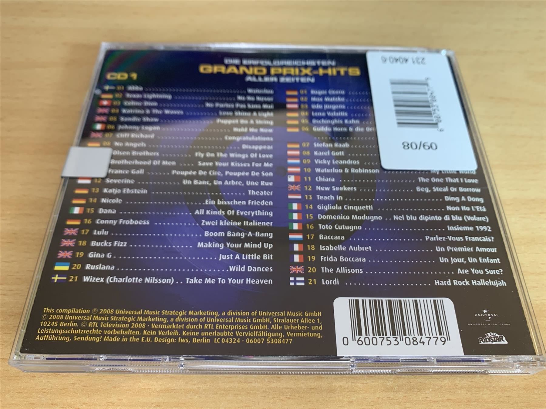CD: Die Erfolgreichsten Grand Prix-Hi - 2 CD – Usato da Rikon im Tösstal venduto da Alpenmutz 1