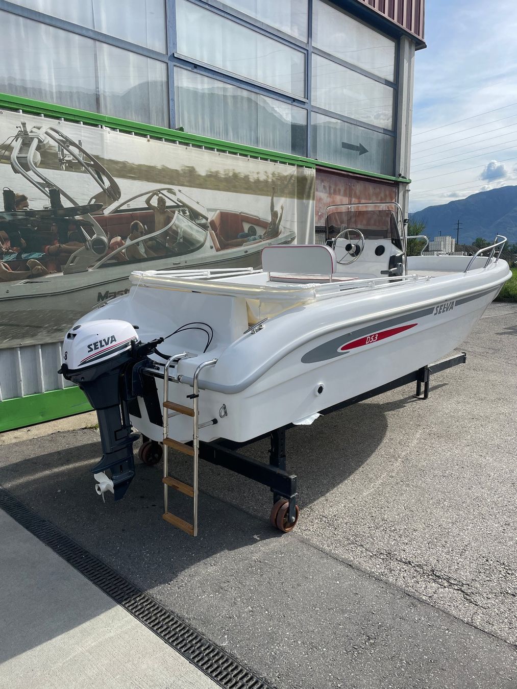 Selva Barche: Neues Open Boot mit 8 PS motor – Nuovo e nell'imballaggio originale da Quartino venduto da 5franc 1