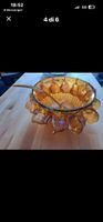ciotola da punch in vetro carnival color marigold prodotta d