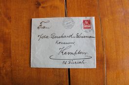 1915 Brief CH, Romanshorn n Kempten, Nestlé Vignette