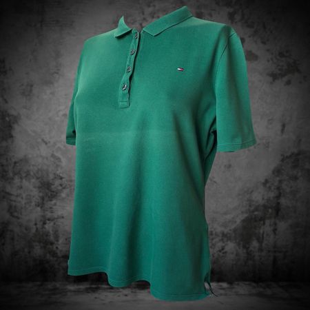 Polo Tommy Hilfiger Regular Fit Green Women L
