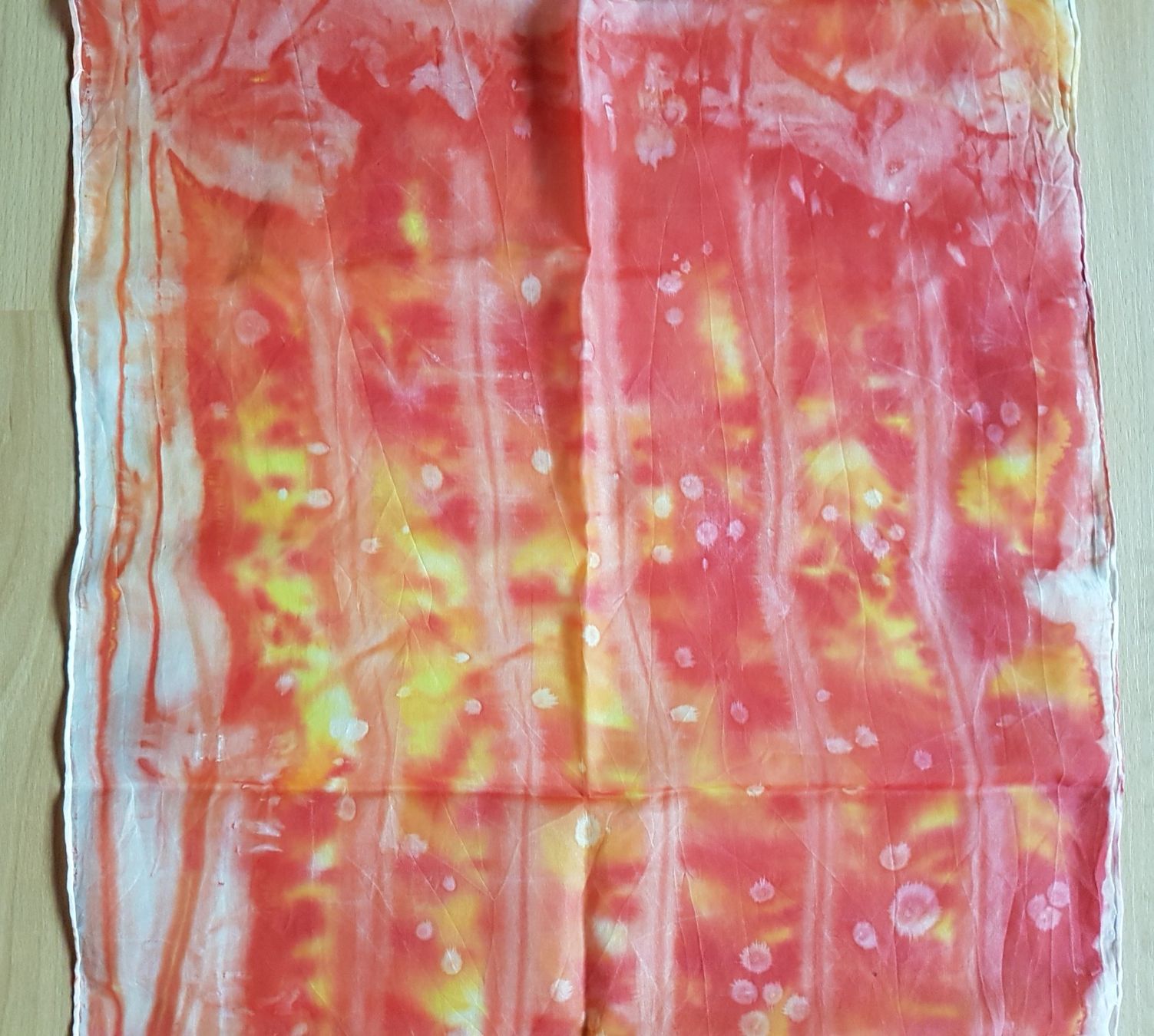 Foulard & Sciarpe: LEICHTER SEIDENSCHAL / HANDARBEIT EINGEFÄRBT – Usato da Sax venduto da spazieren 2