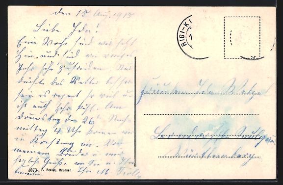 Cartoline postali: Rigi-Klösterli, Wallfahrtskirche Maria  – Usato da Berlin venduto da bartko-reher 1